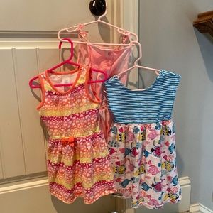 Three Summer Girls Dresses Size 4t